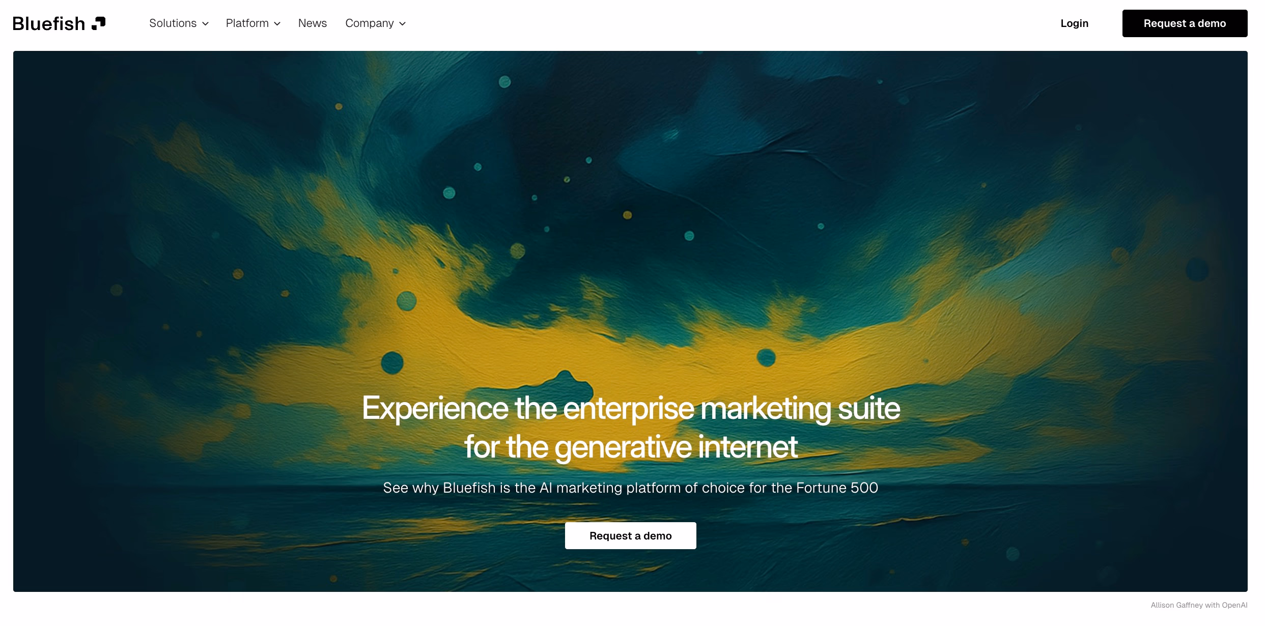 bluefish website homepage